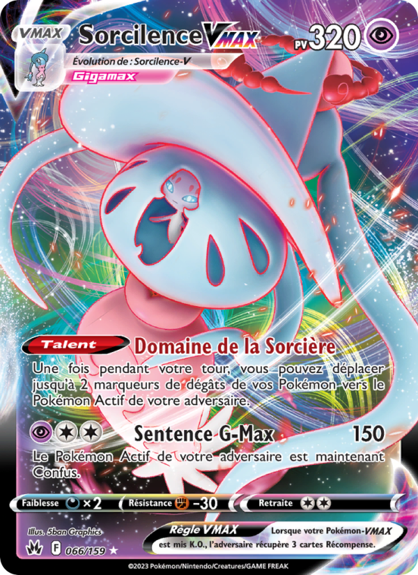 Sorcilence VMAX 066 — Zenit der Könige (French Pokémon TCG card)