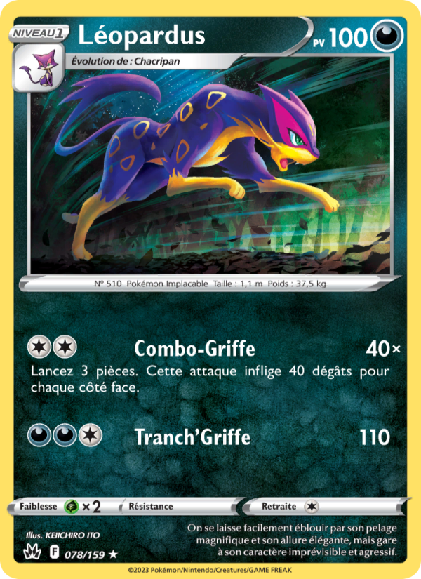 Léopardus 078 — Zenit der Könige (French Pokémon TCG card)