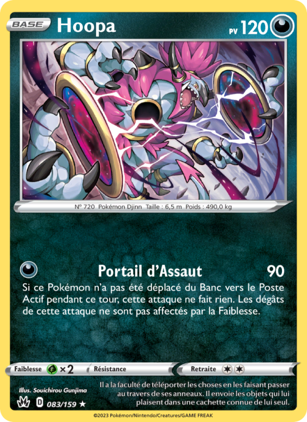 Hoopa 083 — Zenit der Könige (French Pokémon TCG card)
