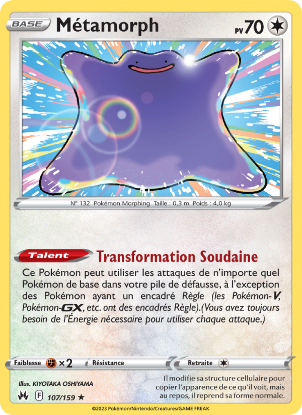 Métamorph 107 — Zenit der Könige (French Pokémon TCG card)