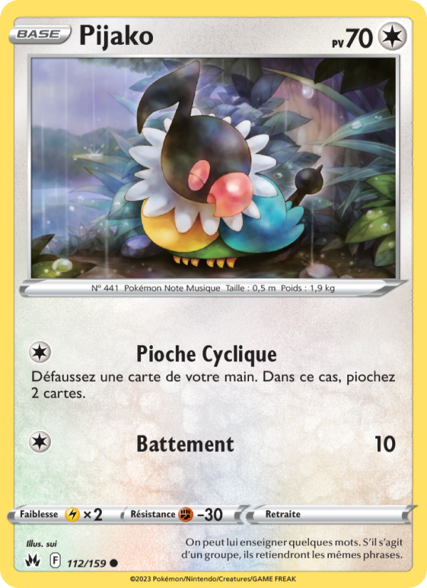 Pijako 112 — Zenit der Könige (French Pokémon TCG card)