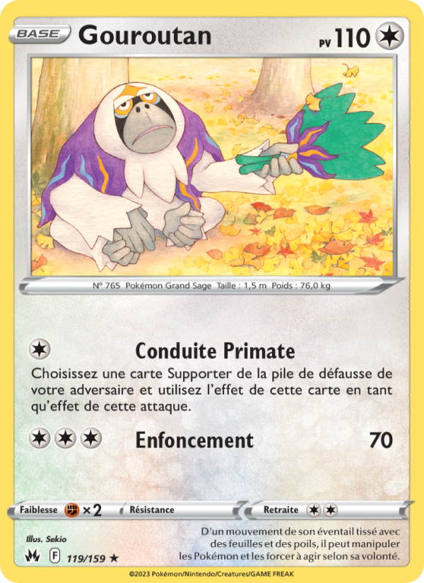 Gouroutan 119 — Zenit der Könige (French Pokémon TCG card)