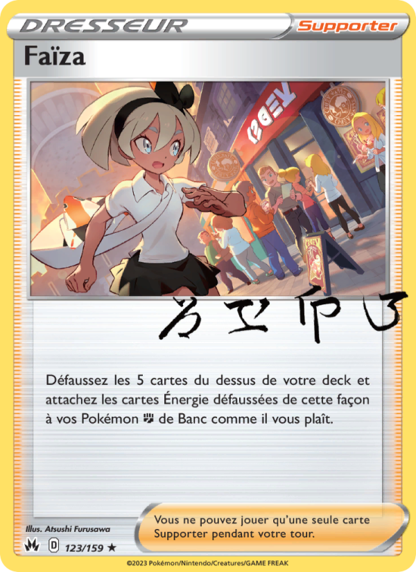 Faïza 123 — Zenit der Könige (French Pokémon TCG card)