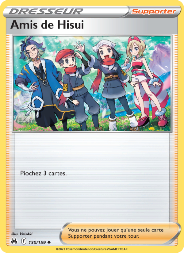 Amis de Hisui 130 — Zenit der Könige (French Pokémon TCG card)