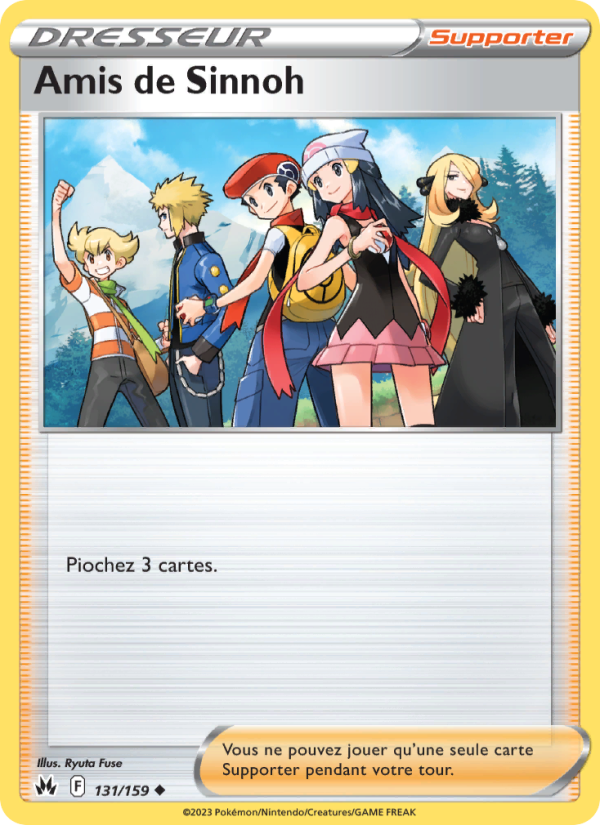 Amis de Sinnoh 131 — Zenit der Könige (French Pokémon TCG card)