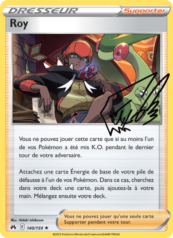 Roy 140 — Zenit der Könige (French Pokémon TCG card)