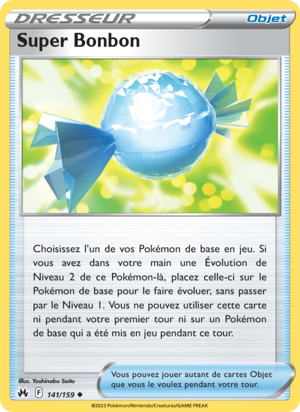 Super Bonbon 141 — Zenit der Könige (French Pokémon TCG card)