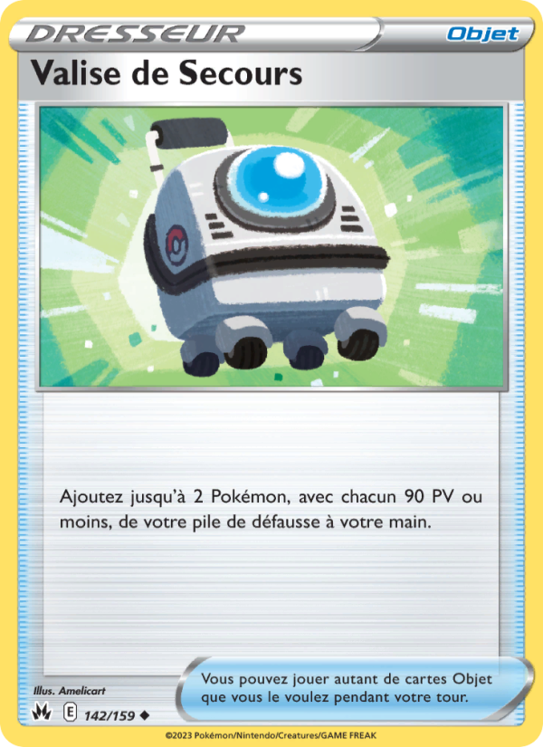 Valise de Secours 142 — Zenit der Könige (French Pokémon TCG card)