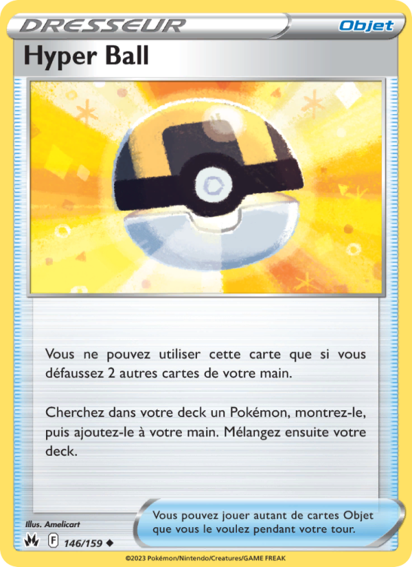 Hyper Ball 146 — Zenit der Könige (French Pokémon TCG card)