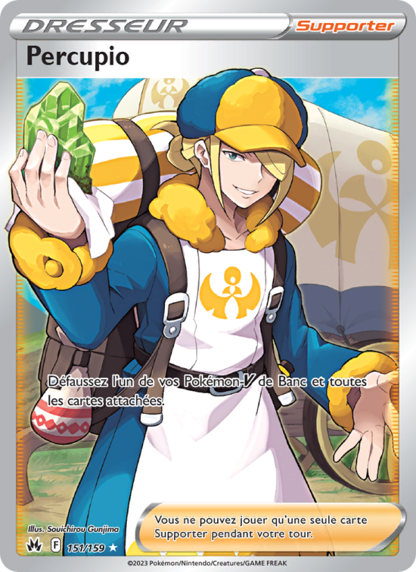 Percupio 151 — Zenit der Könige (French Pokémon TCG card)