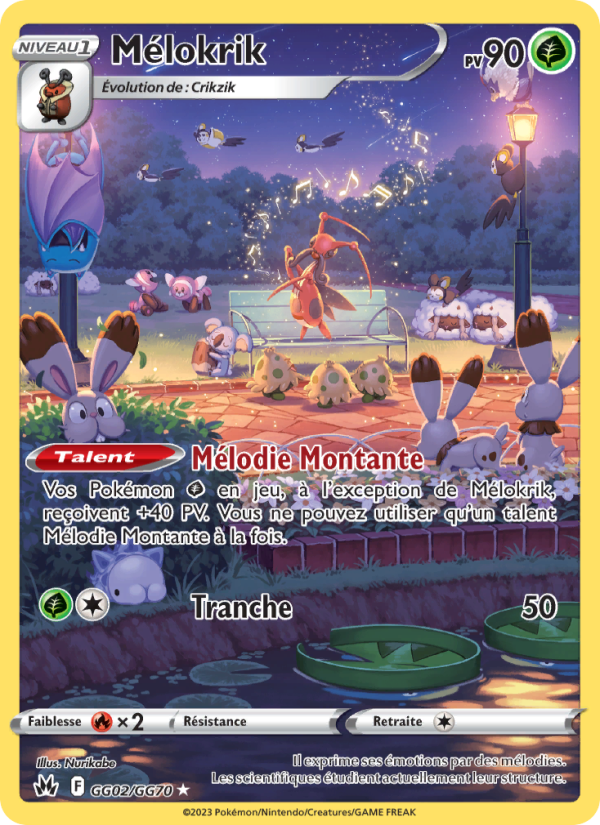 Mélokrik GG02 — Zenit der Könige (French Pokémon TCG card)