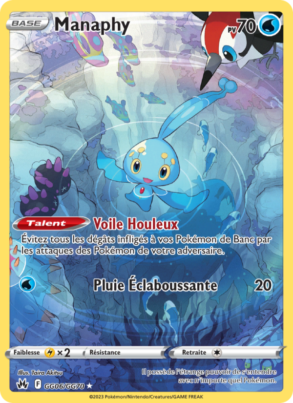 Manaphy GG06 — Zenit der Könige (French Pokémon TCG card)