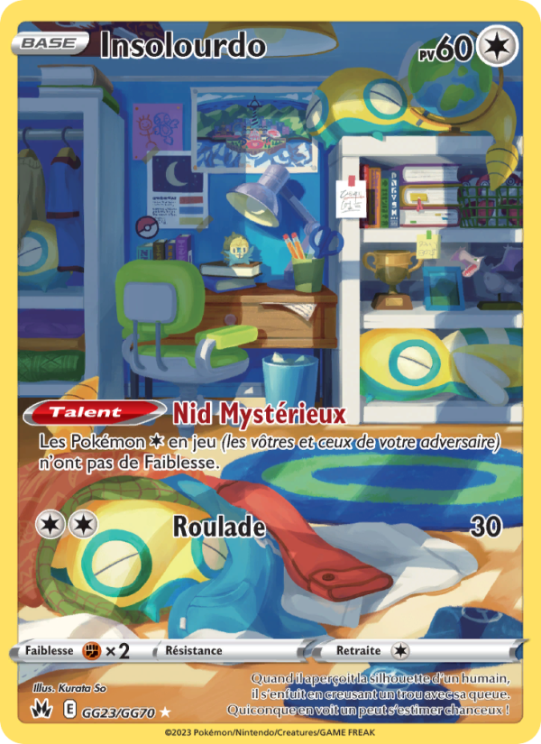 Insolourdo GG23 — Zenit der Könige (French Pokémon TCG card)