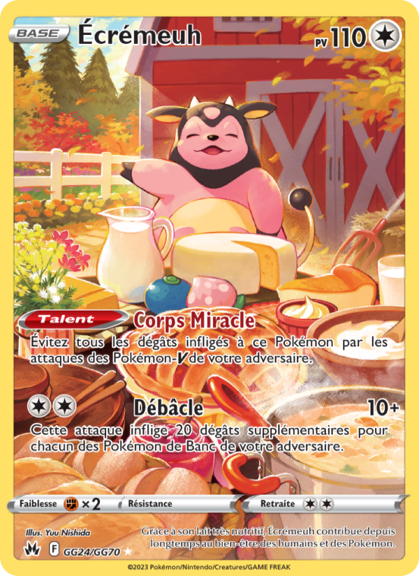 Écrémeuh GG24 — Zenit der Könige (French Pokémon TCG card)