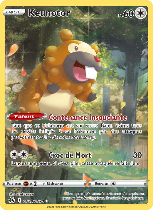 Keunotor GG29 — Zenit der Könige (French Pokémon TCG card)