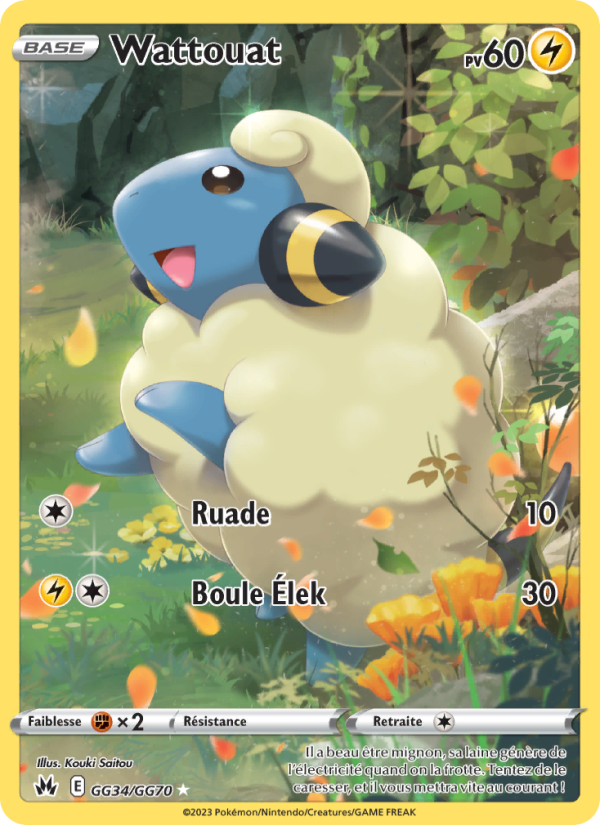 Wattouat GG34 — Zenit der Könige (French Pokémon TCG card)