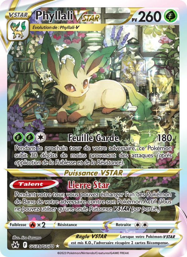 Phyllali VSTAR GG35 — Zenit der Könige (French Pokémon TCG card)