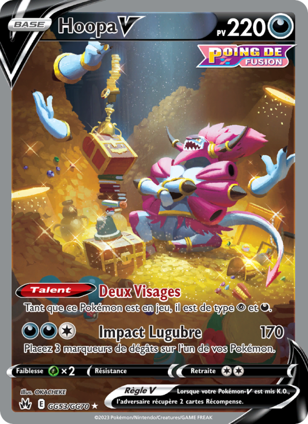 Hoopa V GG53 — Zenit der Könige (French Pokémon TCG card)