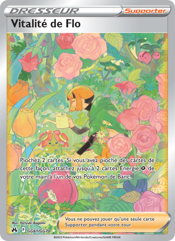 Vitalité de Flo GG61 — Zenit der Könige (French Pokémon TCG card)