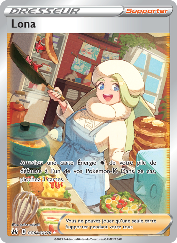 Lona GG64 — Zenit der Könige (French Pokémon TCG card)