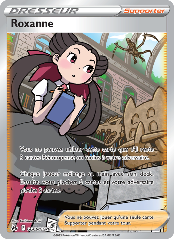 Roxanne GG66 — Zenit der Könige (French Pokémon TCG card)