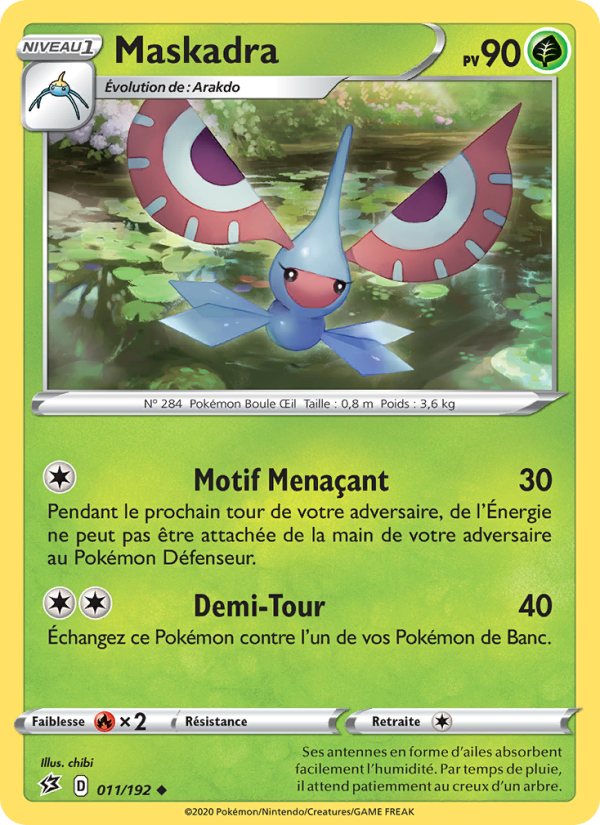 Maskadra 11 — Rebel Clash (French Pokémon TCG card)
