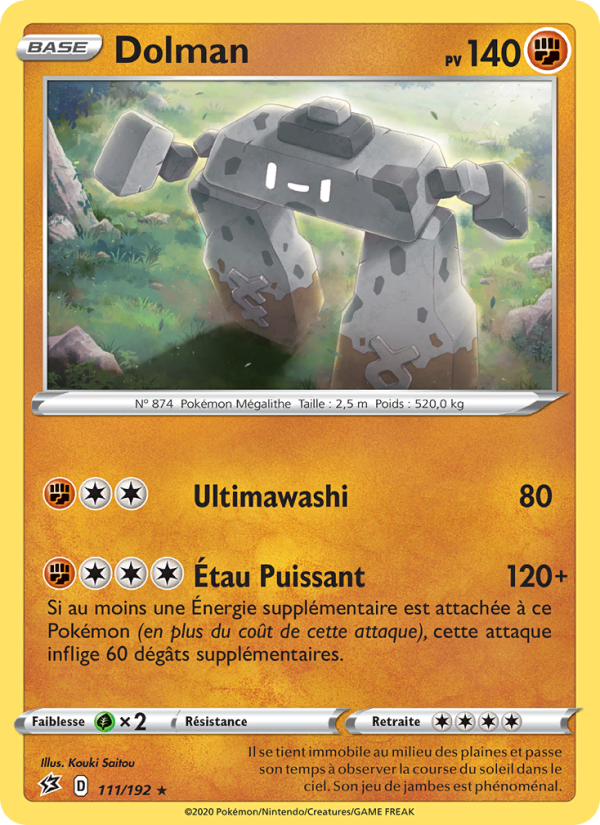 Dolman 111 — Rebel Clash (French Pokémon TCG card)