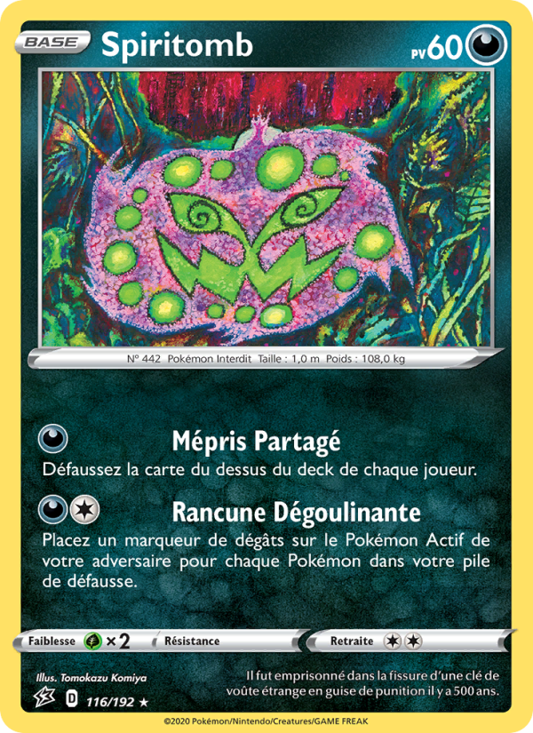 Spiritomb 116 — Rebel Clash (French Pokémon TCG card)