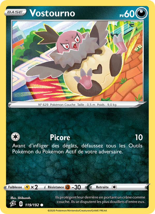 Vostourno 119 — Rebel Clash (French Pokémon TCG card)