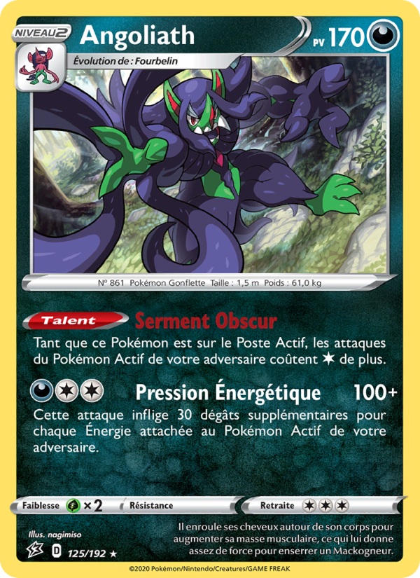 Angoliath 125 — Rebel Clash (French Pokémon TCG card)
