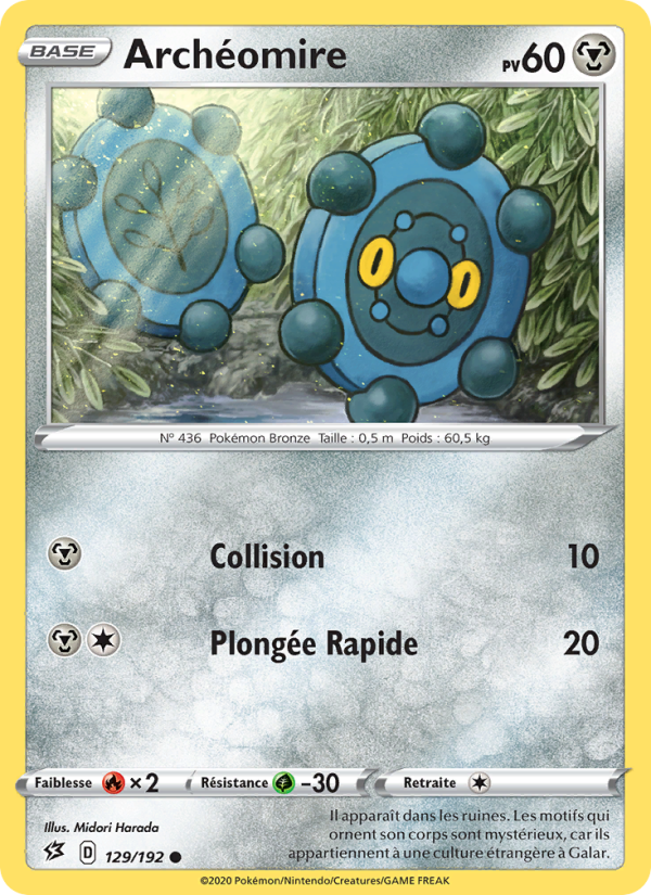 Archéomire 129 — Rebel Clash (French Pokémon TCG card)