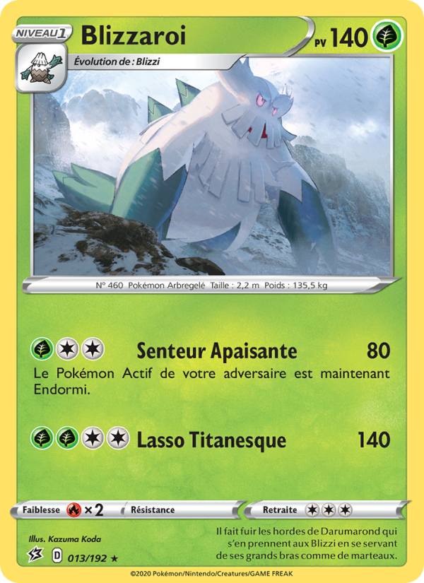 Blizzaroi 13 — Rebel Clash (French Pokémon TCG card)