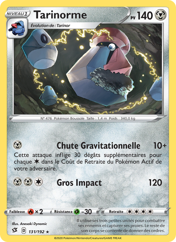 Tarinorme 131 — Rebel Clash (French Pokémon TCG card)