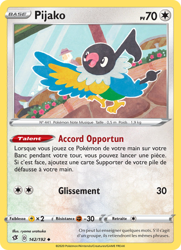Pijako 142 — Rebel Clash (French Pokémon TCG card)