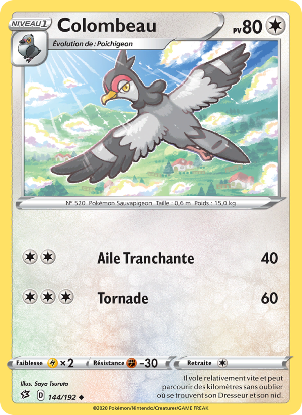 Colombeau 144 — Rebel Clash (French Pokémon TCG card)