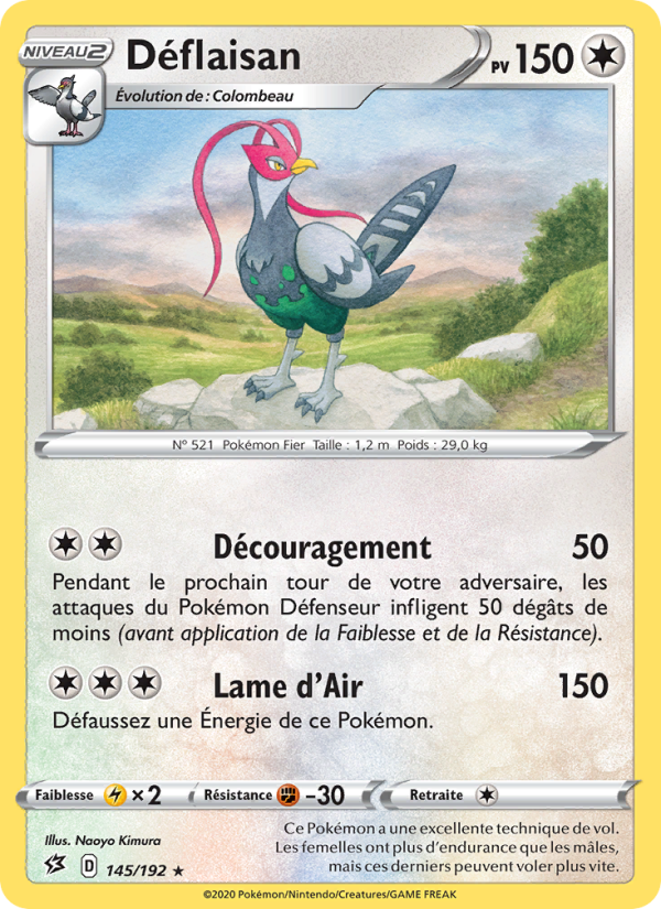 Déflaisan 145 — Rebel Clash (French Pokémon TCG card)