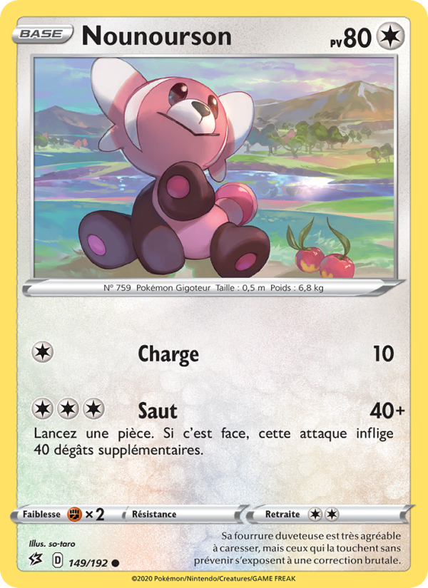 Nounourson 149 — Rebel Clash (French Pokémon TCG card)