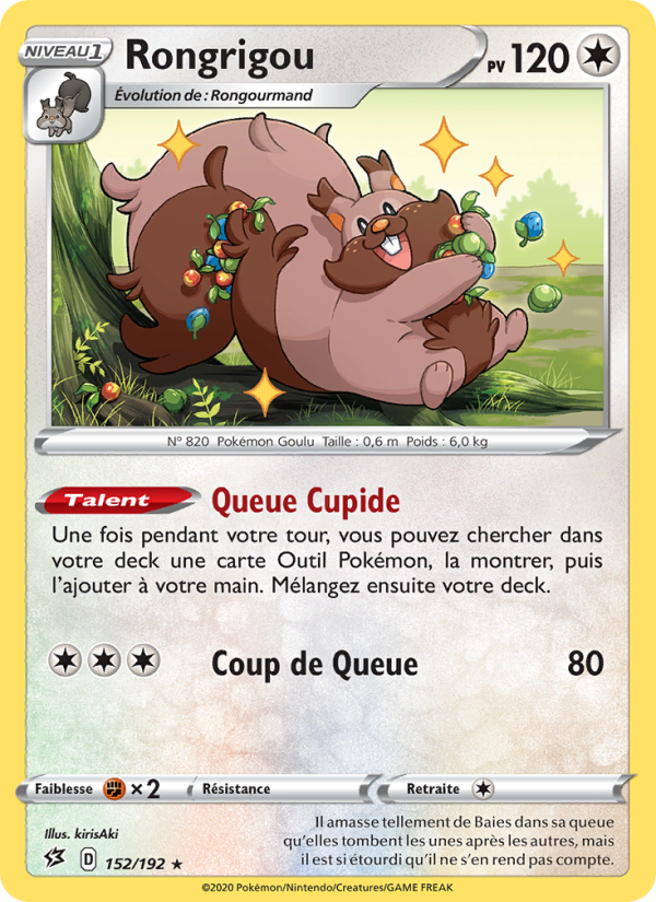 Rongrigou 152 — Rebel Clash (French Pokémon TCG card)