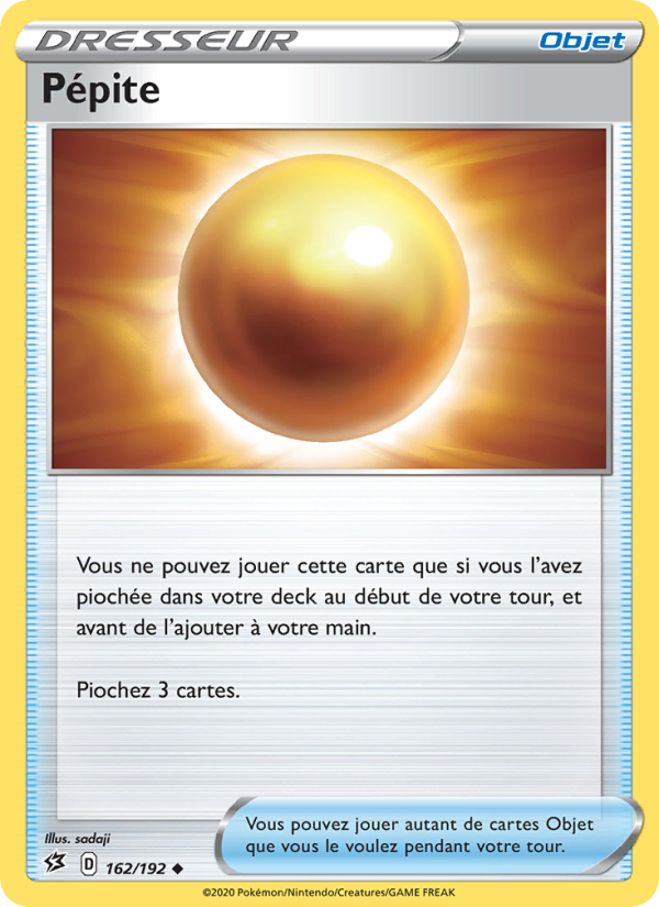 Pépite 162 — Rebel Clash (French Pokémon TCG card)