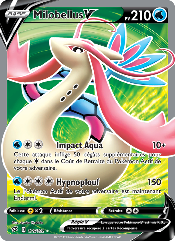 Milobellus V 179 — Rebel Clash (French Pokémon TCG card)