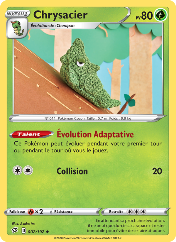 Chrysacier 2 — Rebel Clash (French Pokémon TCG card)