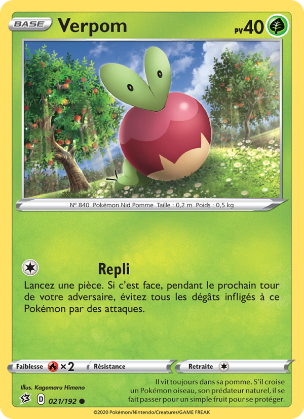 Verpom 21 — Rebel Clash (French Pokémon TCG card)