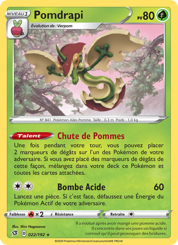 Pomdrapi 22 — Rebel Clash (French Pokémon TCG card)