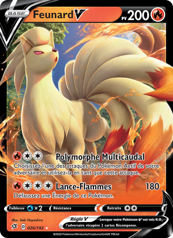 Feunard V 26 — Rebel Clash (French Pokémon TCG card)