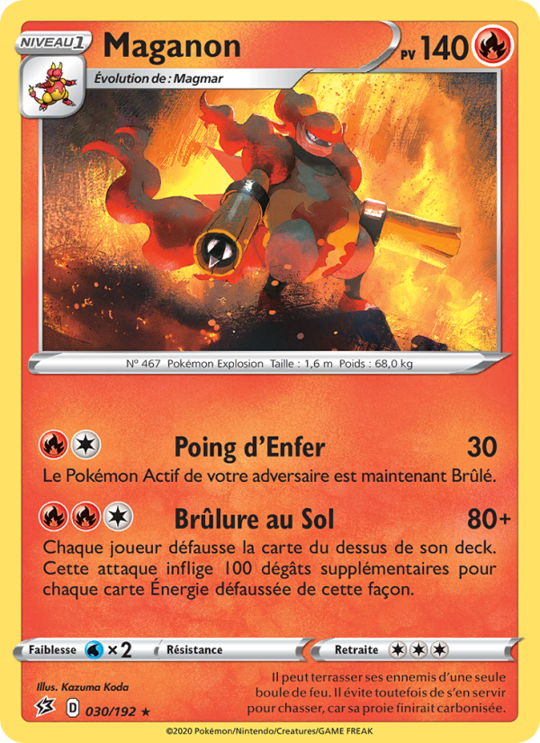 Maganon 30 — Rebel Clash (French Pokémon TCG card)