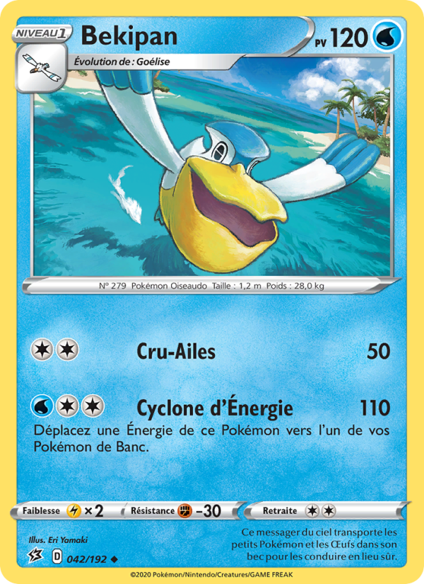 Bekipan 42 — Rebel Clash (French Pokémon TCG card)