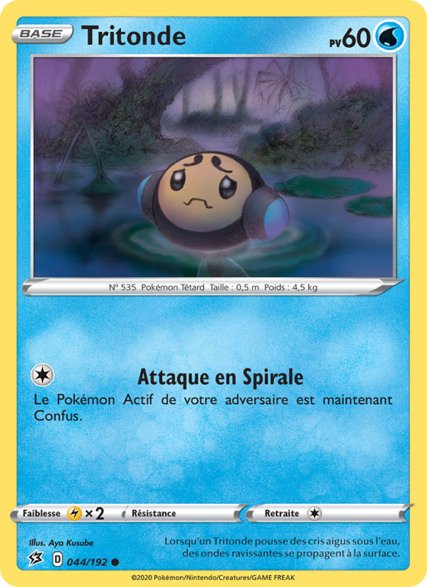 Tritonde 44 — Rebel Clash (French Pokémon TCG card)