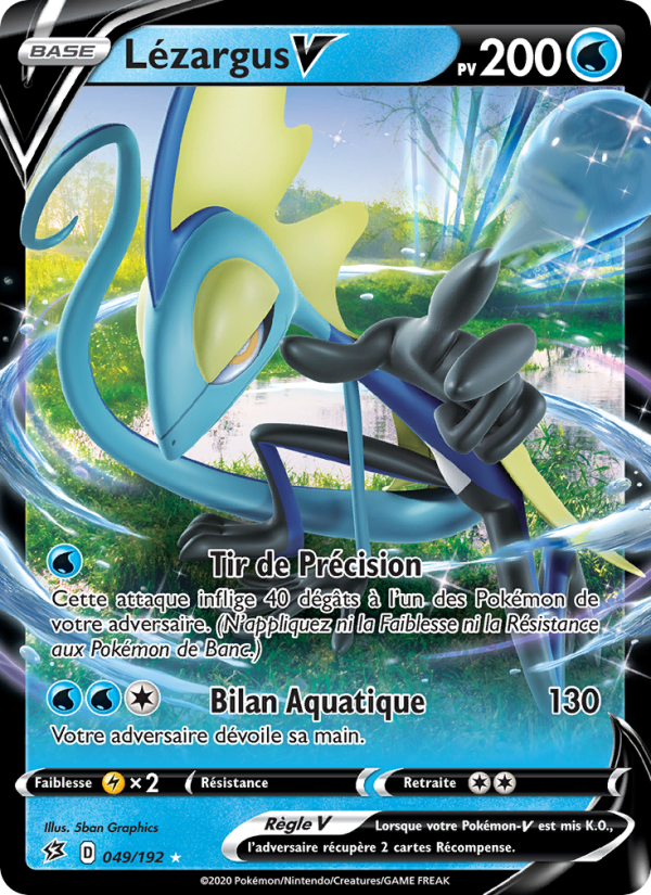 Lézargus V 49 — Rebel Clash (French Pokémon TCG card)