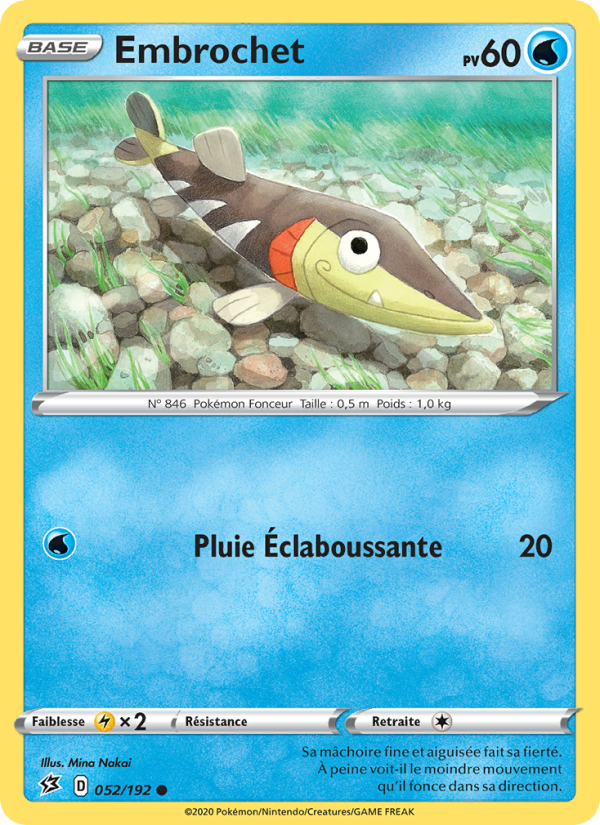 Embrochet 52 — Rebel Clash (French Pokémon TCG card)
