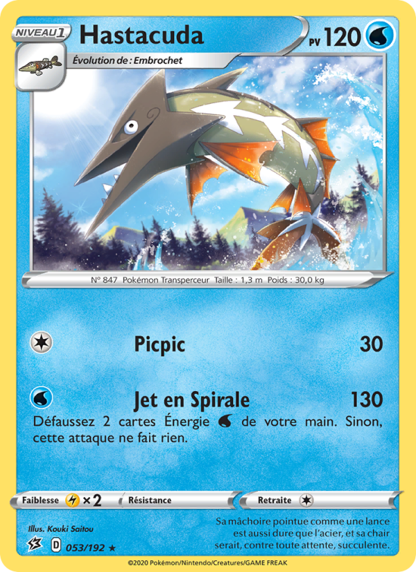Hastacuda 53 — Rebel Clash (French Pokémon TCG card)